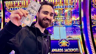 My BIGGEST WIN EVER On Buffalo Ascension at Agua Caliente Video