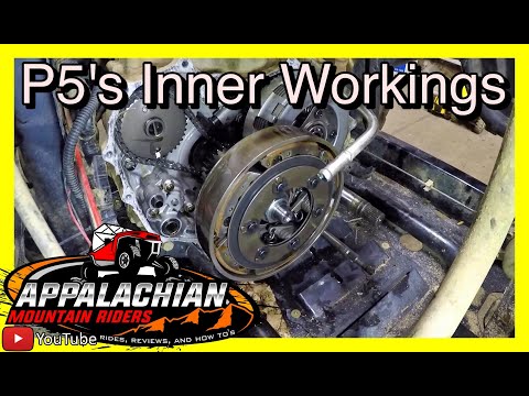 Honda Pioneer 500 EPI Wet Clutch Spring Install Part 2: Case Side Removal