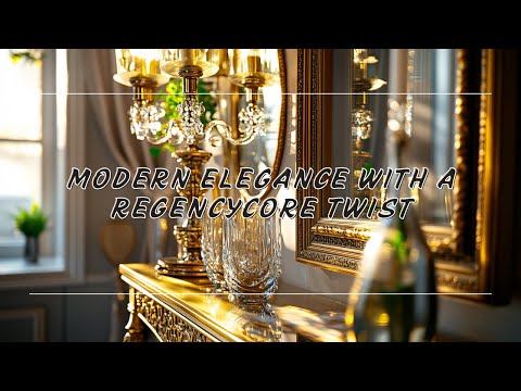Upgrade Your Living Room: Modern Elegance with a Regencycore Twist