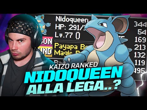 NIDOQUEEN TO THE LEAGUE?! "ELIZA'S" REVENGE | KAIZO RANKED POKEMON ITA