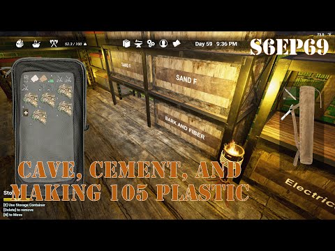 Ep69! Making 105 Plastic, Cement, Cave Time, Important Announcement The Infected Gameplay S6EP69