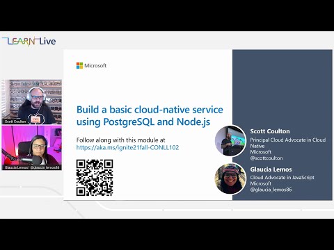 Build a basic cloud-native service using PostgreSQL and Node.js | CONLL102