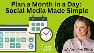 Create a Month of Content in One Day: Posts & Stories for Instagram & Facebook