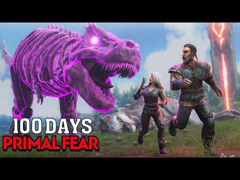 I Spent 100 Days In Ark Primal Fear... Here's What Happened