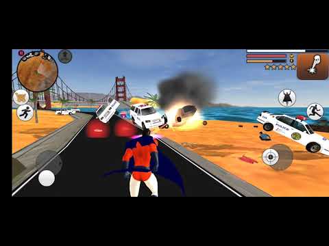 Thanos Vegas Crime Simulator Superhero Fight Robots Android Gameplay