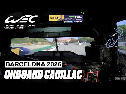 Onboard Lap Alex Lynn Cadillac Hypercar | 6 Hours of Barcelona 2026 | FIA WEC
