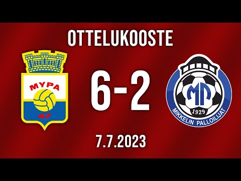 Ottelukooste: MyPa 6-2 MP/SavU (5-1) | 7.7.2023