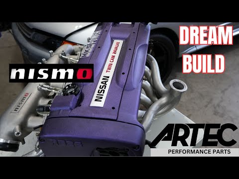 Artec Performance RB Manifold and Nismo Intake Plenium going SINGLE TURBO RB28 DREAM BUILD