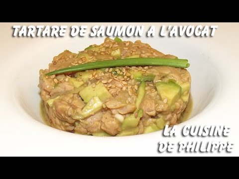 recette tartare de saumon Ã  l'avocat