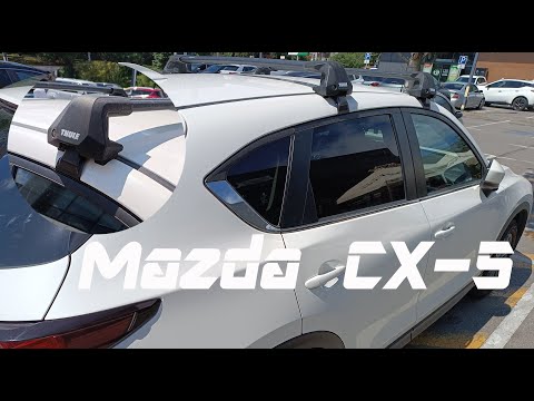 Roof rack bar THULE Mazda CX-5 Crossbars Installation