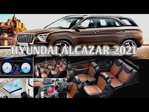 HYUNDAI ALCAZAR 2021|Interior Exterior Walk around Review|ALCAZAR Interior|Hyundai ALCAZAR LAUNCHED