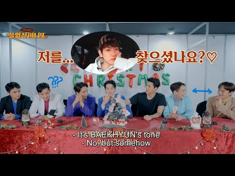 XiuChen on a mission to expose ChanBaek [EXO Christmas - Useless gifts exchange - CB crumb]