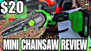 Teeanees Mini Chainsaw Review – Is This Cheap Saw Worth It?