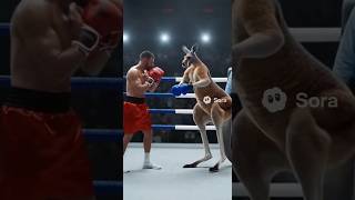 Kangaroo vs Boxer Fight Created with OpenAI Sora 2 🥊 #OpenAI #sora2 #AIVideo