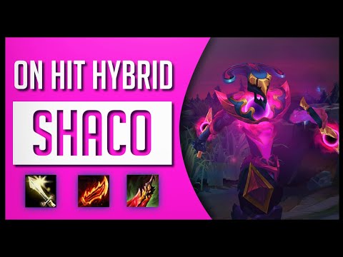 SUPPORT SHACO HYBRID ON-HIT BUILD DOES WORK!!!? 10.17 - League of Legends