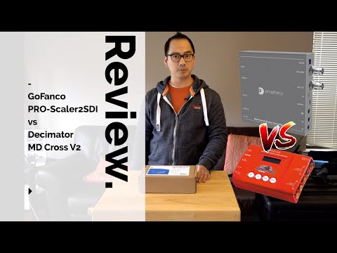 GoFanco PRO Scaler 2 SDI vs Decimator MD Cross V2 Converter