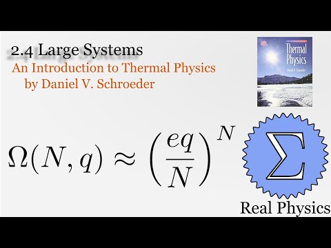 2 4 Large Systems Thermal Physics Schroeder