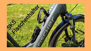 SKS Flaschenhalter Montage  ans E-Bike Fischer Terra Wave