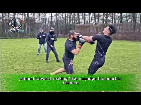 Vicious Finisher: When a Cornered Fighter Unleashes His Final Weapon #mma #fight