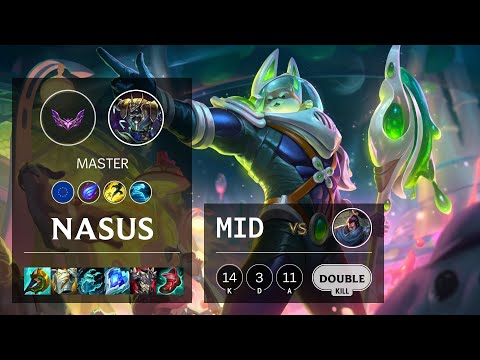 Nasus Mid vs Yasuo - EUW Master Patch 12.5