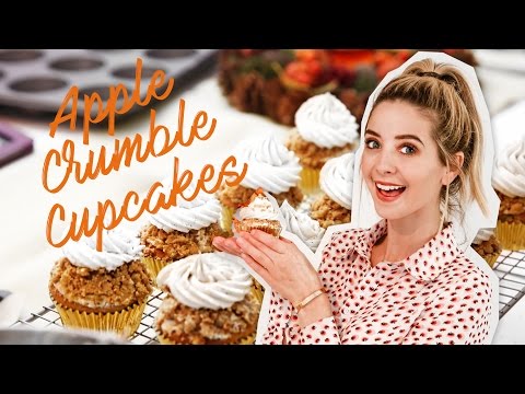 Apple Crumble Cupcakes | Zoella Video