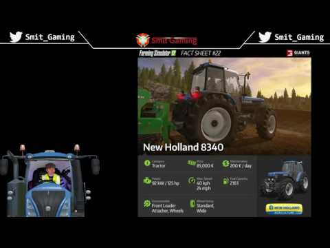 Farming Simulator 17 - fact sheet #22 New Hollan 8340 Tractor, Great Plains 3P1006NT Sowing Machine