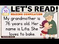 LET S READ READING COMPILATION PRACTICE READING ENGLISH 50 MINS TEACHING MAMA