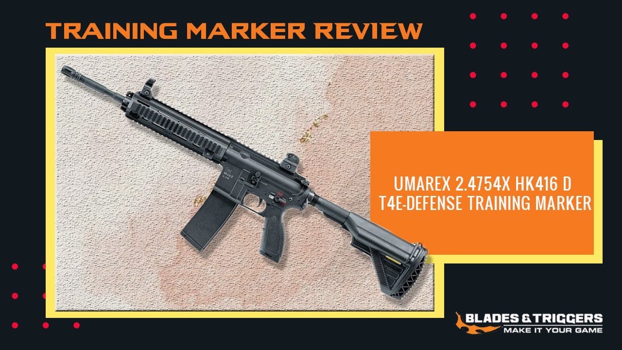 Umarex 2 4754x HK416 D T4E Defense Training Marker Review