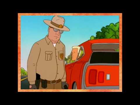 King of the Hill - Boomhauer Races Cop