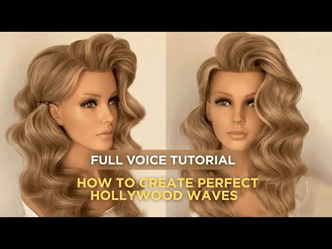 Beautiful Hollywood Waves | Detailed Voice Tutorial for Beginners