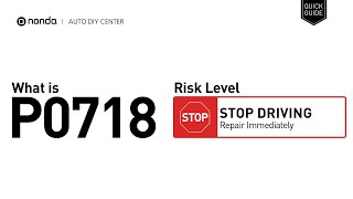 Meaning of OBD p0718