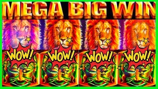 **MEGA BIG WIN!!!** AMAZING LIVE PLAY ON King of Africa WMS Slot Machine