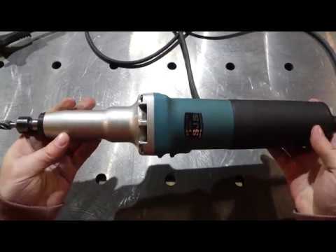 Makita Tiesinis šlifuoklis GD0800C 6-(8) mm video