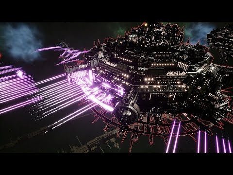 Aeldari Corsairs vs Space Marines - Skalgrim Mod - Massive Battle - Battlefleet Gothic Armada 2