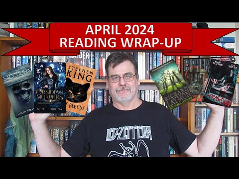 My April Reading Wrap-Up, including Horror, Science-Fiction and Crime.