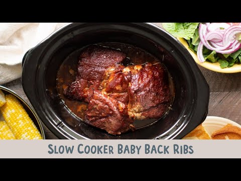 🔥 Fall-Off-The-Bone Slow Cooker Baby Back Ribs: Tender, Juicy, and Irresistible! 🍖🍯