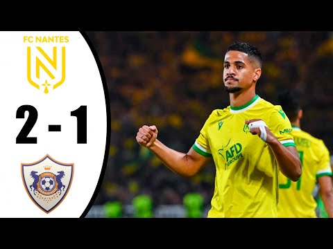 Nantes vs Qarabag Agdam 2-1 All Goals & Highlights 27/10/2022 HD