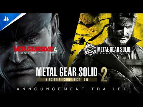 Metal Gear Solid: Master Collection Vol.2 - Announce Trailer | PS5 Games