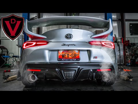 Valvetronic Designs MK5 SUPRA Exhaust SOUND + INSTALL | Before and after