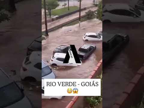 CHUVA FORTE EM GOIÁS, CAUSA ALAGAMENTO #chuvas #rioverdegoias