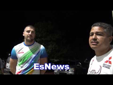 robert garcia and future p4p fighter alex the nail gvozdyk EsNews Boxing