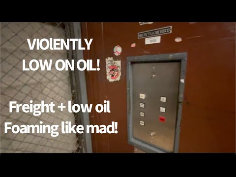 (VIOLENTLY LOW ON OIL!) Montgomery G&P freight elevator at Jc.Penney Clackamas Town Center HP OR