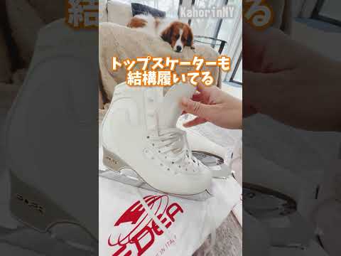 坂本花織選手と同じフィギュアスケート靴にしたら17万円かかった件！⛸️✨ #shorts