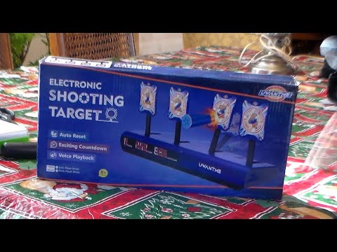 Uwantme Electronic Shooting Target Unboxing & Review