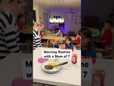 Morning Routine with a Mom of 7 #morningroutine #momlife #parenting #bigfamily #sahm