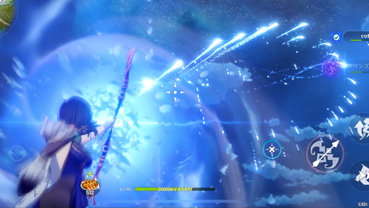 重撃マシンガン夜蘭バグ【原神】