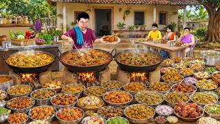 100 Non Veg Dishes Cooking Challenge Chicken Biryani Mutton Chusta Egg Hindi Kahaniya Moral Stories