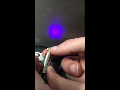 Trying to focus a 2W 445nm M140 laser diode with G-2 glass lens