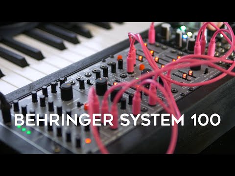 BEHRINGER SYSTEM 100 | 182 Sequencer - 110 VCO/VCF/VCA - 140 Dual Envelope/LFO