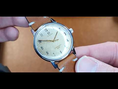 1966 Omega Seamaster 600 with Arabic Numerals  Hammered Patina Dial Stainless Steel Model 135.011